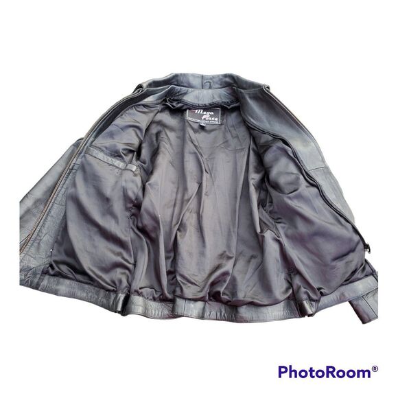 Mega Force Womens Leather Jacket Sz L - RH#51 - Picture 7 of 8
